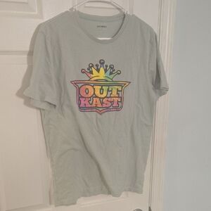 Old Navy Green and Yellow Short Sleeve Tee